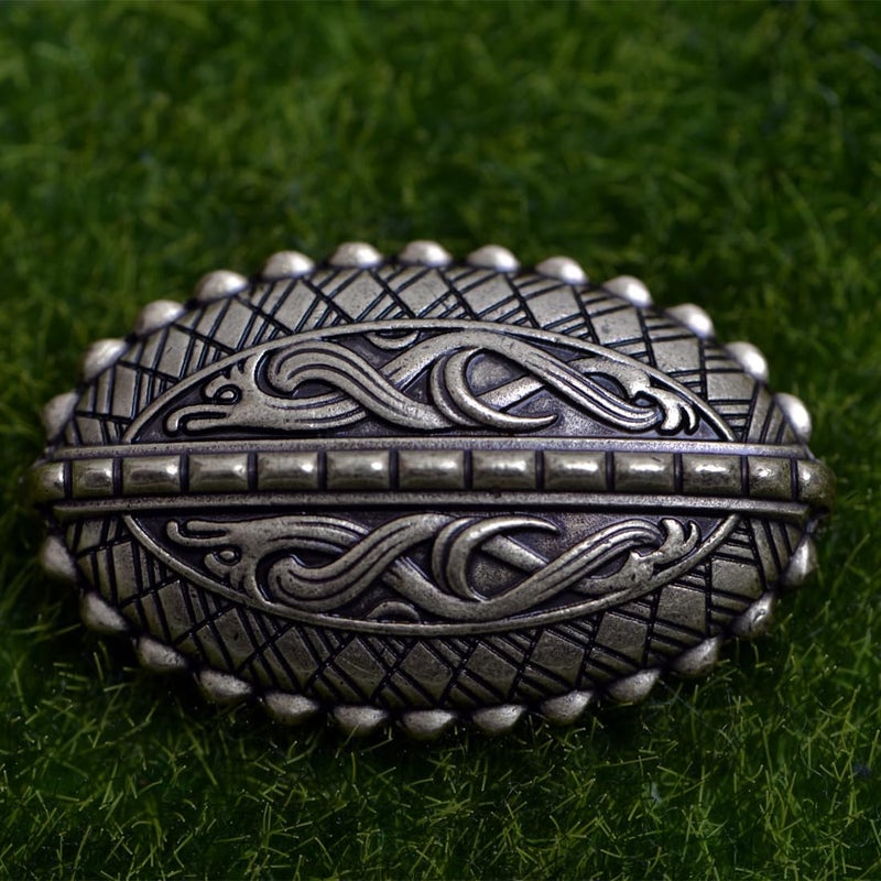 LANGHONG Norse Viking Brooch For Men Turtle Brooch Talisman Jewelry, Gift For Men - Image 3